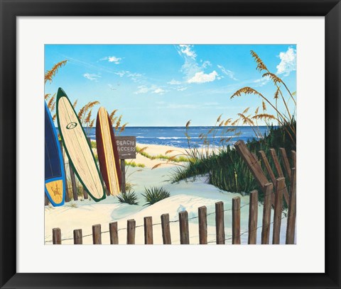 Framed Beach Access Print