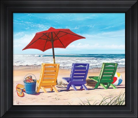Framed Beachy Keen Print