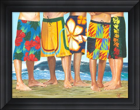 Framed Casual Friday Print