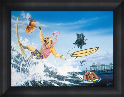 Framed Diva Dawgs Print