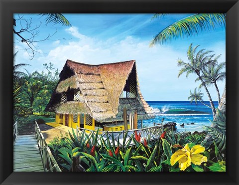 Framed Hawaiian Hideaway Print