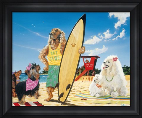 Framed Hot Dawg Print
