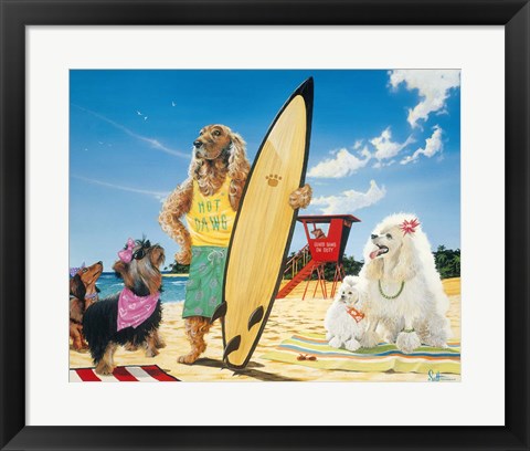 Framed Hot Dawg Print