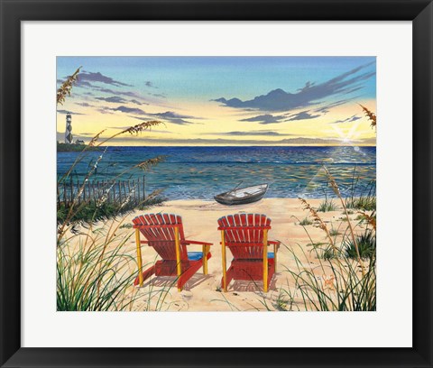 Framed Outer Banks Sunrise Print