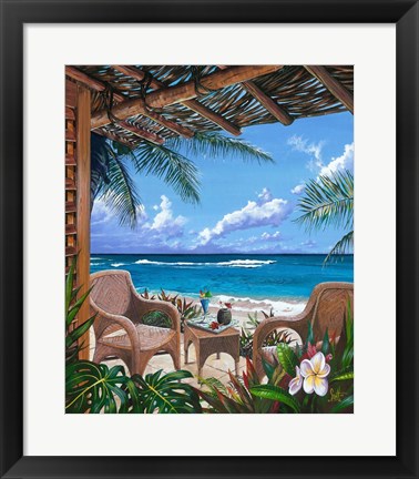 Framed Paradise Porch Print