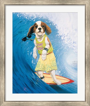Framed Surf Dawg Print