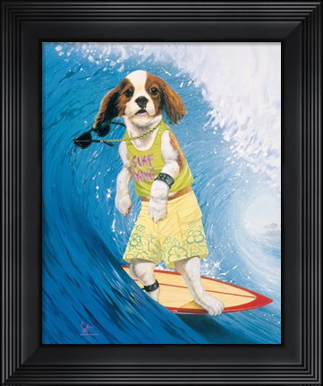 Framed Surf Dawg Print