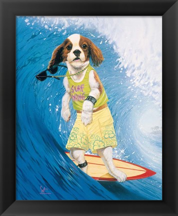 Framed Surf Dawg Print