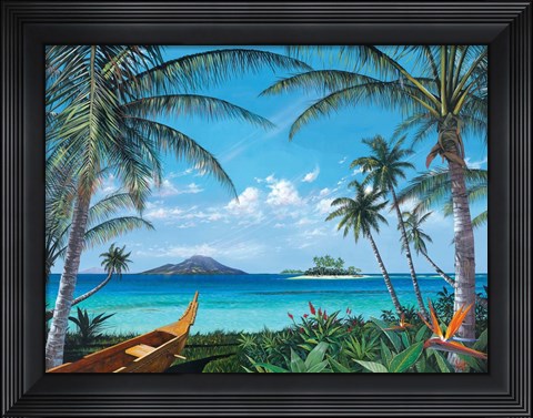 Framed Tropic Travels Print