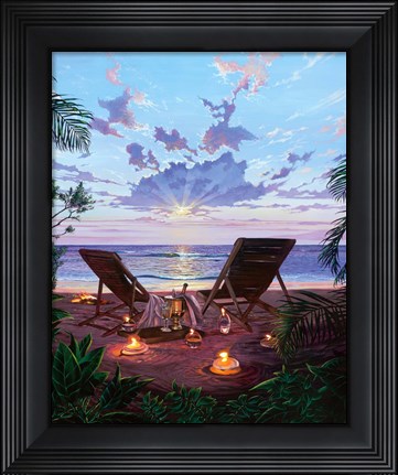 Framed Two If by Sea Print
