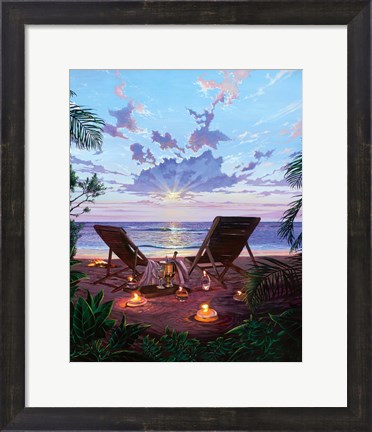 Framed Two If by Sea Print