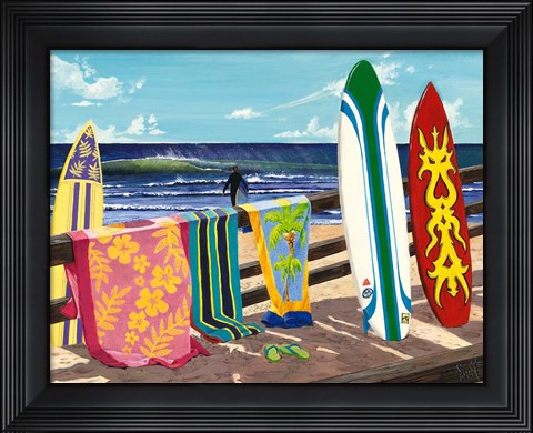 Framed Warm Weather Gear Print