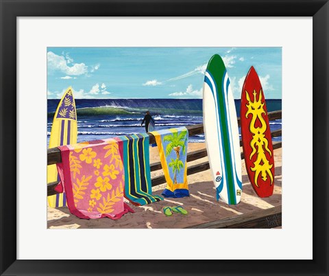 Framed Warm Weather Gear Print