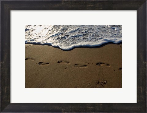Framed Footprints Print