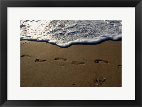 Framed Footprints Print