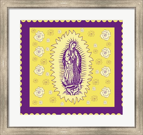 Framed Purple Mary Print