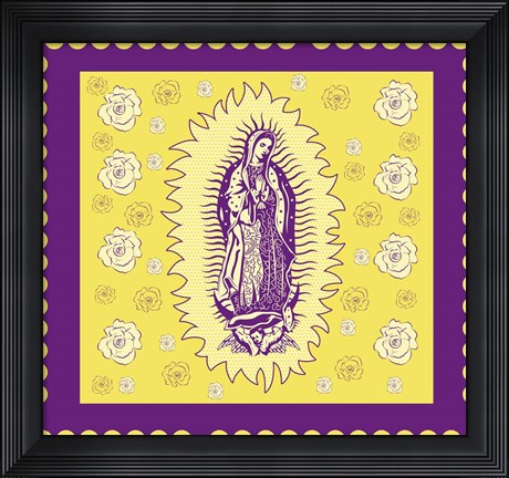 Framed Purple Mary Print