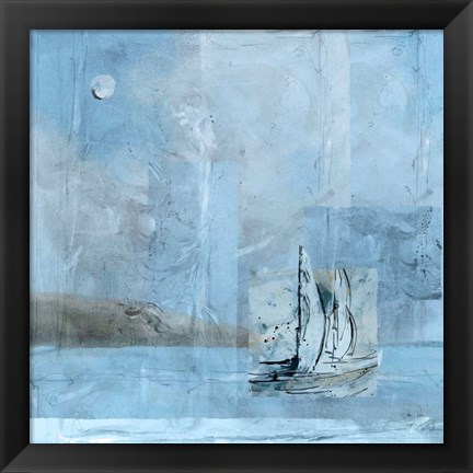 Framed Sailboats Print