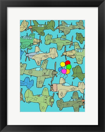 Framed Odd Ones - Balloons Print