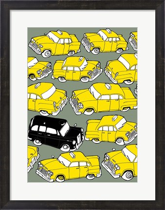 Framed Odd Ones - Black Cab Print