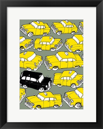 Framed Odd Ones - Black Cab Print