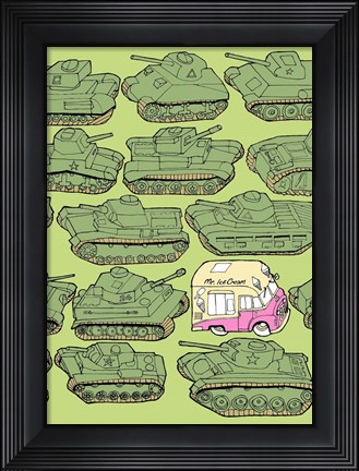 Framed Odd Ones - Ice Cream Print