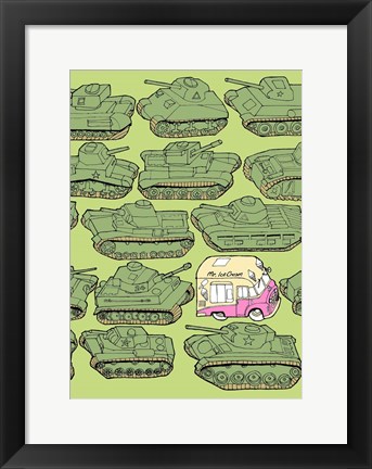 Framed Odd Ones - Ice Cream Print