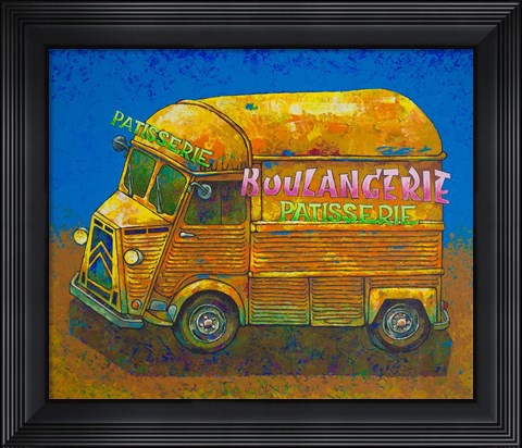 Framed Van Ordinaire Boulangerie Print