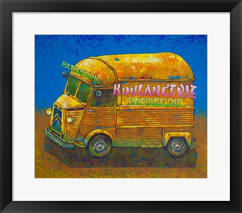 Framed Van Ordinaire Boulangerie Print