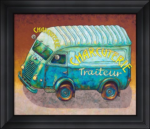 Framed Van Ordinaire Charcuterie Print