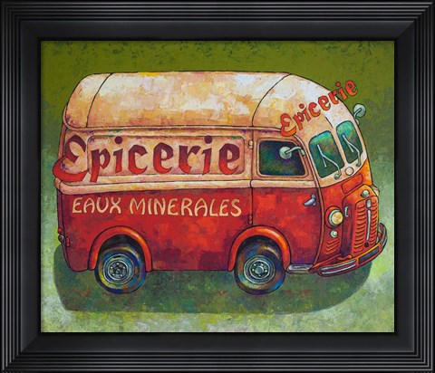 Framed Van Ordinaire Epicerie Print