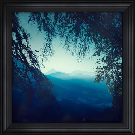 Framed Blue Morning Print