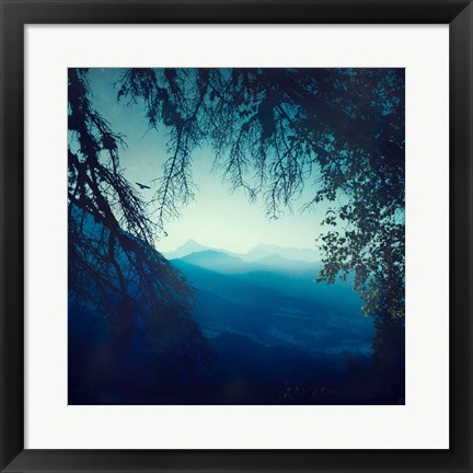 Framed Blue Morning Print