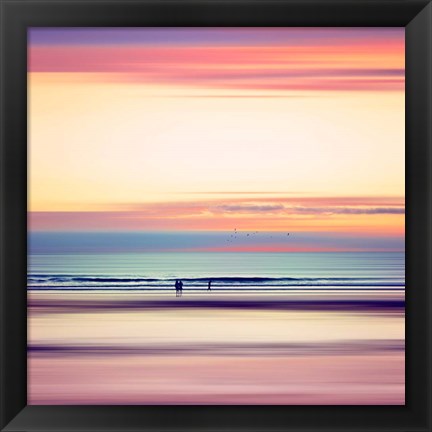 Framed Pastel Horizons Print