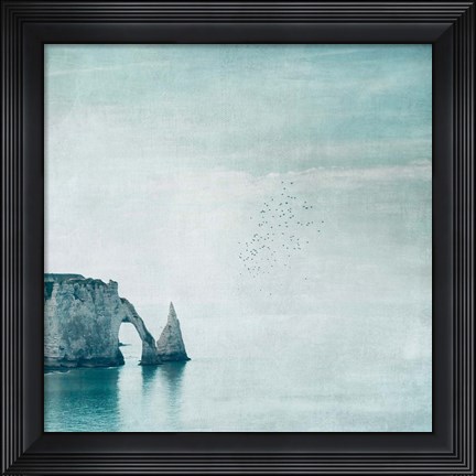 Framed Porte d&#39;aval &amp; Aiguille - Normandy Print