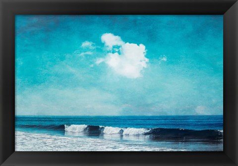 Framed Sea Blues Print