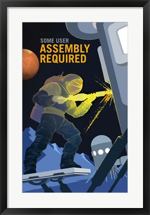 Framed Assembly Required Print