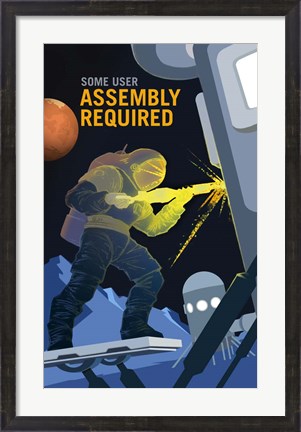 Framed Assembly Required Print