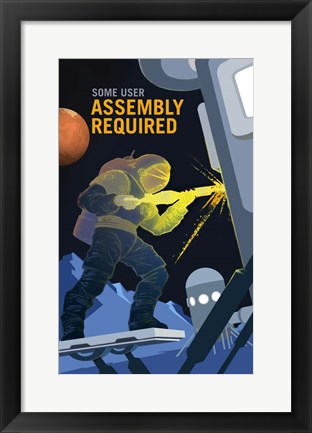 Framed Assembly Required Print