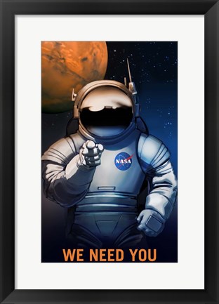 Framed We Need You Print