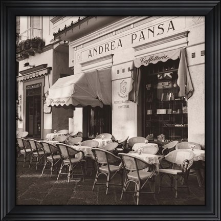 Framed Andrea Pansa, Amalfi Print