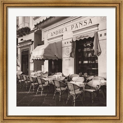 Framed Andrea Pansa, Amalfi Print