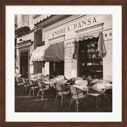 Framed Andrea Pansa, Amalfi Print