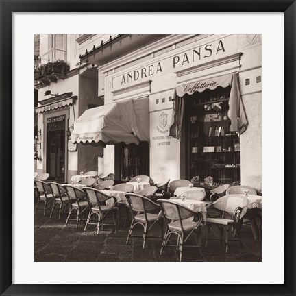 Framed Andrea Pansa, Amalfi Print