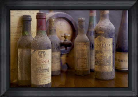 Framed Antico Cantina, Toscana Print