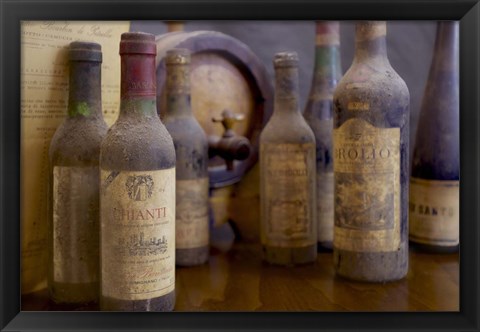 Framed Antico Cantina, Toscana Print