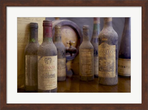Framed Antico Cantina, Toscana Print