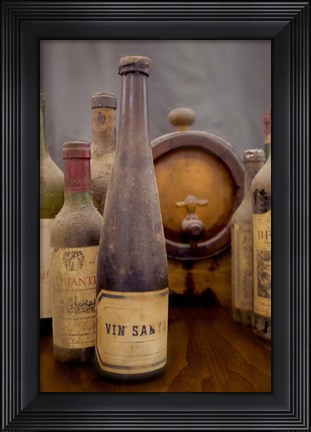 Framed Antico Cantina, Vin Santo Print