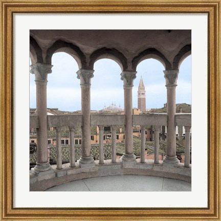 Framed Arches with Campanile Vista Print