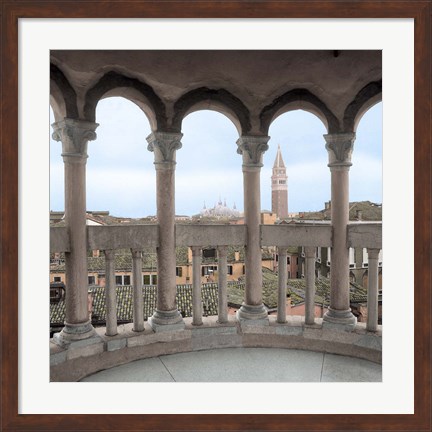 Framed Arches with Campanile Vista Print